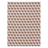 ドイツチョコレートケーキスライス誕生日パーティーピース テーブルクロス (正面)