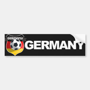 ドイツドイツのチームバンパーステッカー バンパーステッカー