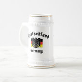 ドイツドイツの旗 ビールジョッキ (正面左)
