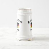 ドイツドイツの旗 ビールジョッキ (中央)