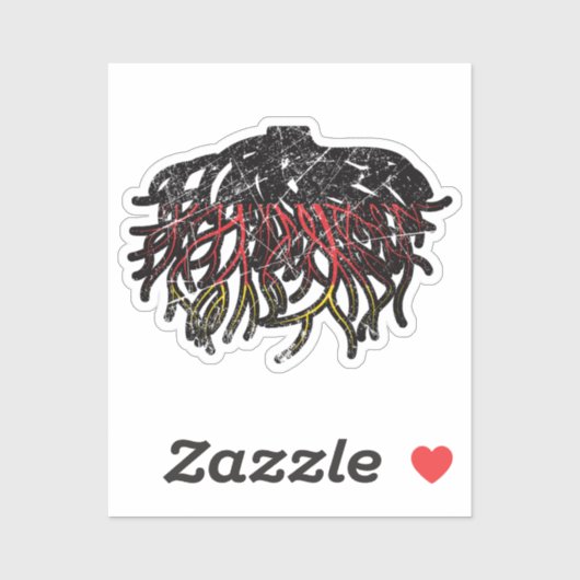 ドイツドイツルーツ伝統プライド シール (シート)