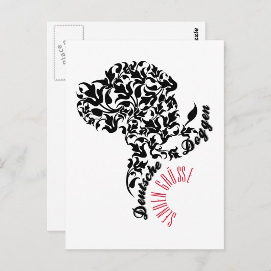 ドイツドゲンセンデングルス ポストカード (正面/裏面)