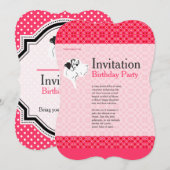 ドイツドッグの招待状 招待状 (正面/裏面)