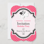 ドイツドッグの招待状 招待状 (裏面)