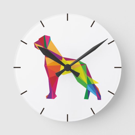 ドイツドッゲンウハアベルクト ラウンド壁時計 (正面)