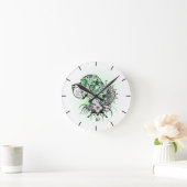 ドイツドッゲンウール ラウンド壁時計 (ホーム)