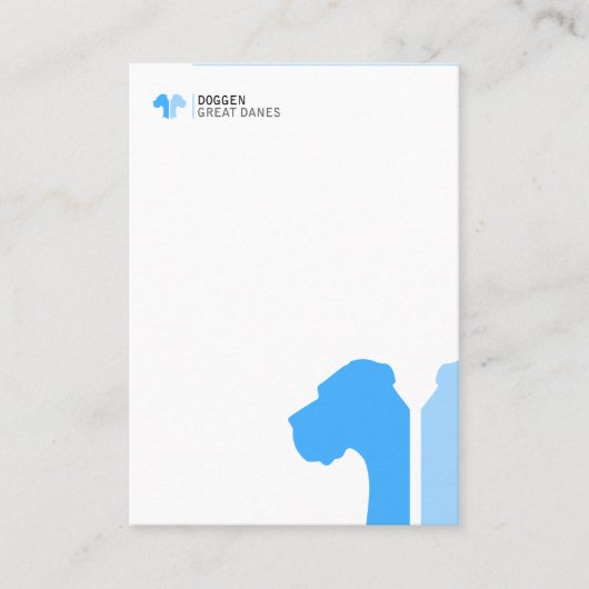 ドイツドッゲンビジテンカルテン 名刺 (正面)