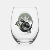 ドイツドラフター ステムなしワイングラス (正面)