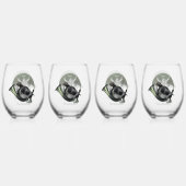 ドイツドラフター ステムなしワイングラス (裏面)