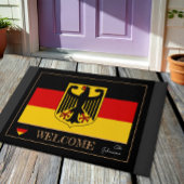 ドイツハウスマット、ドイツ国旗のスポーツ/ようこそ ドアマット
