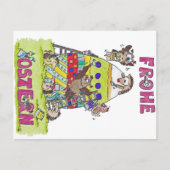 ドイツハッピーイースター漫画はがき ポストカード (正面)