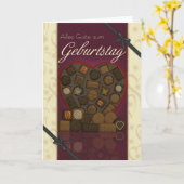 ドイツハッピーバースデー カード (黄色い花)