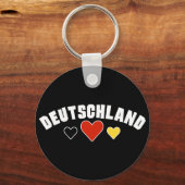 ドイツハート キーホルダー (正面)