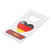 ドイツハート クレジットカード栓抜き (正面アングル)