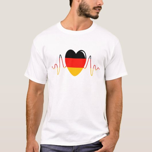 ドイツハート Tシャツ (正面)