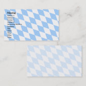 ドイツババリア旗 名刺 (正面/裏面)