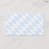 ドイツババリア旗 名刺 (裏面)