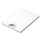 ドイツパーソナライズされたの羊飼いの子犬 ノートパッド (回転)