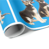 ドイツパーソナライズされたの羊飼いの子犬 ラッピングペーパー (ロールコーナー)