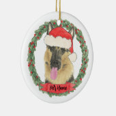 ドイツパーソナライズされたの羊飼い セラミックオーナメント (右)