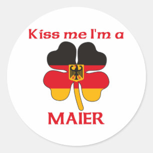 ドイツパーソナライズされたキス私マイヤー ラウンドシール