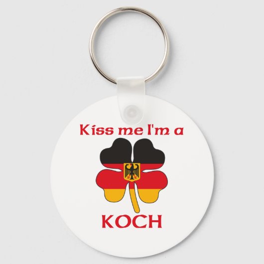 ドイツパーソナライズされたキスMe I'Koch キーホルダー (正面)