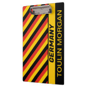 ドイツパーソナライズされた国旗 クリップボード (左)