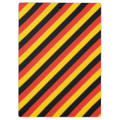 ドイツパーソナライズされた国旗 クリップボード (裏面)