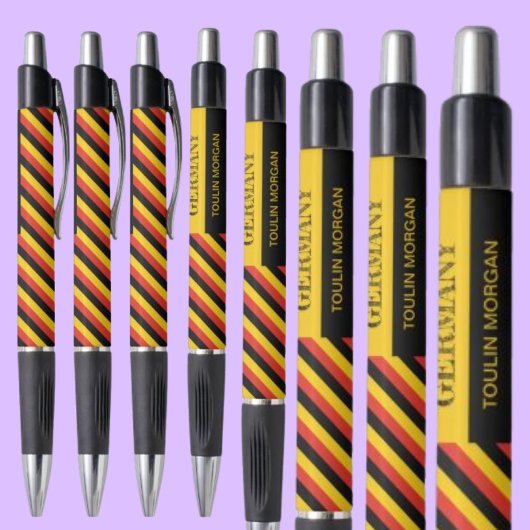 ドイツパーソナライズされた国旗 ボールペン