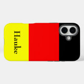 ドイツパーソナライズされた国旗 Case-Mate iPhoneケース (裏面 (横))