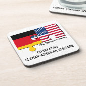 ドイツパーソナライズされた系アメリカ人 コースター (左側)