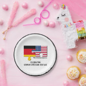 ドイツパーソナライズされた系アメリカ人 ペーパープレート (パーティー)