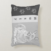 ドイツパーソナライズされた羊飼いアクセント枕 アクセントクッション (正面(垂直))