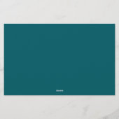 ドイツパーソナライズされた羊飼いノートモノグラム 便箋 (裏面)