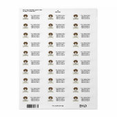 ドイツパーソナライズされた語の短縮形ポインタ ラベル (フルシート)