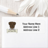 ドイツパーソナライズされた語の金髪ポインタ ラベル (インサイチュ)