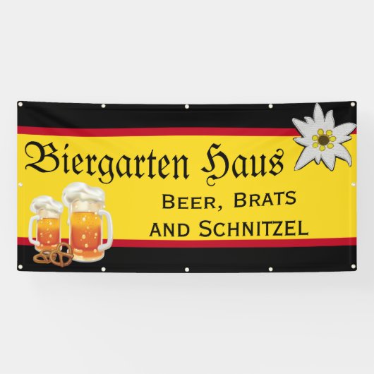 ドイツビアガルテンビジネスプロモーション 横断幕 (横)