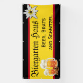 ドイツビアガルテンビジネスプロモーション 横断幕 (縦)