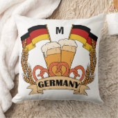 ドイツビールカスタムモノグラム装飾用クッション クッション (ブランケット)