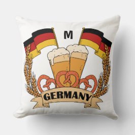 ドイツビールカスタムモノグラム装飾用クッション クッション