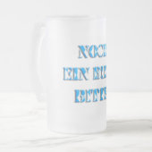 ドイツビールフェスティバルおもしろいビール引用文オクトーバーフェスト フロストグラスビールジョッキ (正面左)