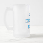 ドイツビールフェスティバルおもしろいビール引用文オクトーバーフェスト フロストグラスビールジョッキ (左)