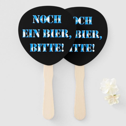 ドイツビールフェスティバルおもしろい引用文オクトーバーフェストハンド ハンドファン (正面&裏面)