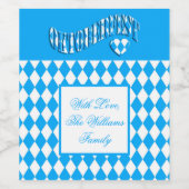 ドイツビールフェスティバル名前をカスタムするオクトーバーフェストワイン ワインラベル (シングルラベル)