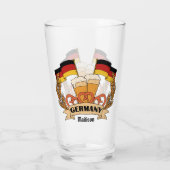 ドイツビール名前をカスタムするピントガラス タンブラーグラス (裏面)