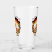 ドイツビール名前をカスタムするピントガラス タンブラーグラス (左)