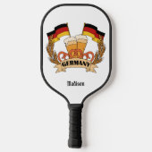 ドイツビール名前をカスタムする ピックルボールラケット