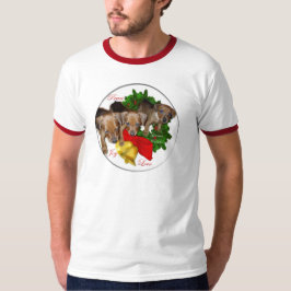 ドイツピンシャークリスマスプレゼント Tシャツ