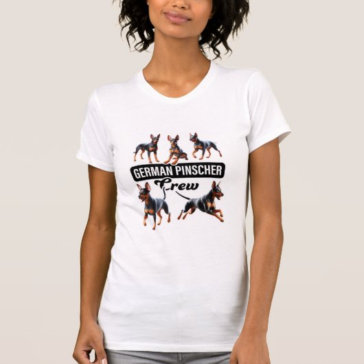 ドイツピンシャークルー Tシャツ (正面)
