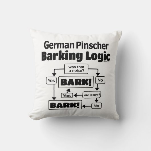 ドイツピンシャーバーキング論理 クッション (正面)